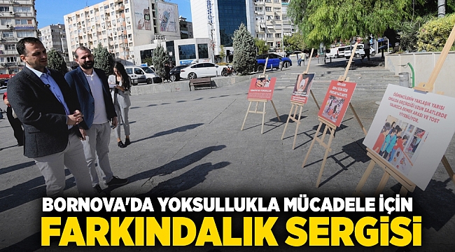 Bornova&#039;da yoksullukla mücadele için farkındalık sergisi
