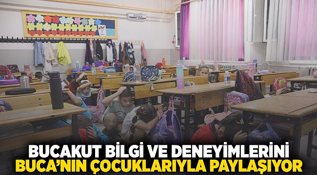 BUCAKUT BİLGİ VE DENEYİMLERİNİ BUCA&#039;NIN ÇOCUKLARIYLA PAYLAŞIYOR