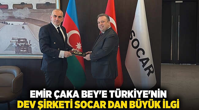 İZMİR&#039;İN GURURU EMİR ÇAKA BEY  DÜNYA DEVİ SOCAR&#039;IN DİKKATİNİ ÇEKTİ