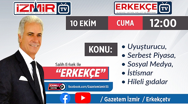 Salih Erkek, &quot;ERKEKÇE&quot; programıyla bugün izleyicilerle buluşacak