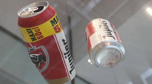 Sanat eseri olan &#039;içecek kutuları&#039; yanlışlıkla çöpe atıldı.