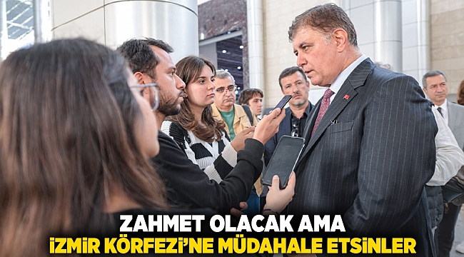 &quot;Zahmet olacak ama İzmir Körfezi&#039;ne müdahale etsinler&quot;