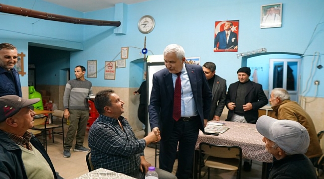 Başkan Türkmen&#039;den mahalle ziyaretleri