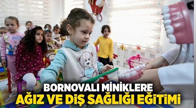 Bornovalı miniklere Ağız ve Diş Sağlığı Eğitimi