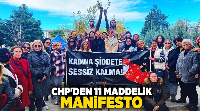 CHP'den 11 Maddelik Manifesto