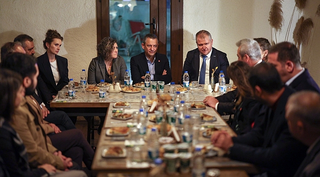 CHP Lideri Özel’den  Başkan Balkan’a taziye ziyareti