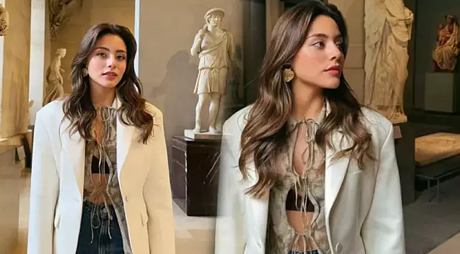 Ünlü oyuncu sevgilisiyle müzeye gitti! &#039;Sen de tablo gibisin&#039;