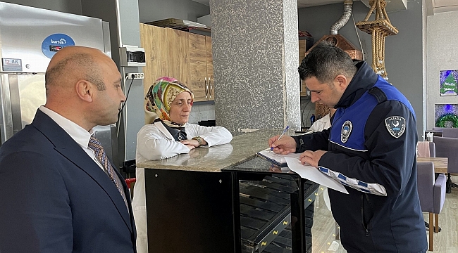 Aliağa Belediyesi Zabıta Müdürlüğü&#039;nden Yılbaşı Denetimi