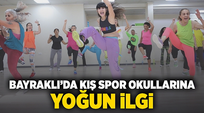 Bayraklı&#039;da kış spor okullarına yoğun ilgi
