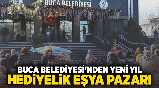 Buca Belediyesi&#039;nden Yeni Yıl Hediyelik Eşya Pazarı