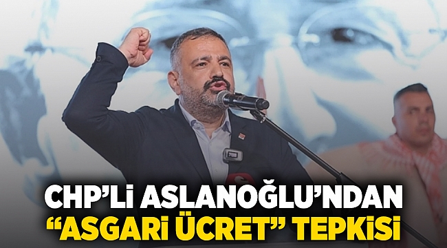 CHP&#039;li Aslanoğlu&#039;ndan &quot;asgari ücret&quot; tepkisi