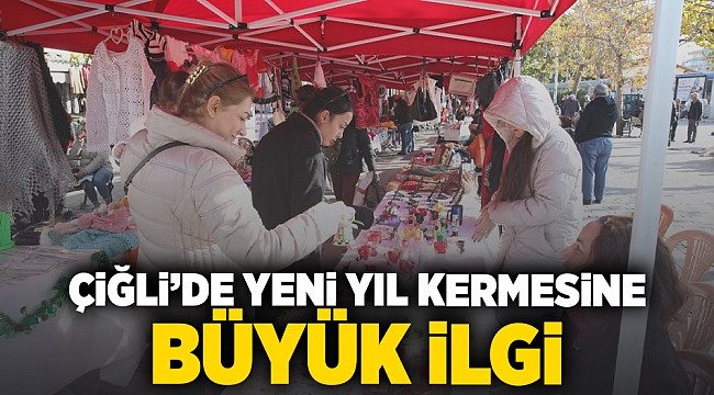 Çiğli’de Yeni Yıl Kermesine Büyük İlgi