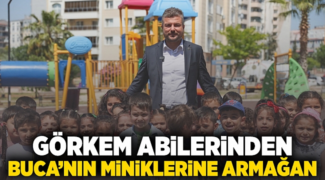 Görkem abilerinden Buca&#039;nın miniklerine armağan