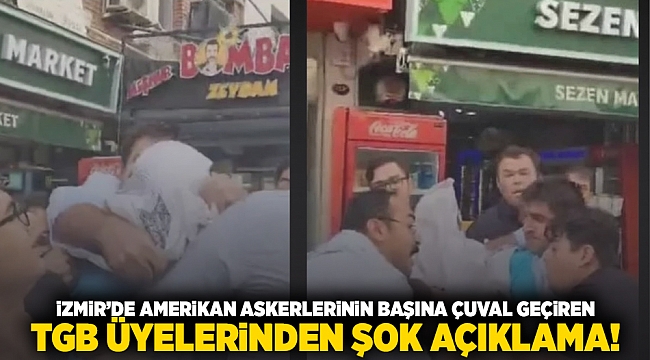 İzmir&#039;de Amerikan askerlerinin başına çuval geçiren TGB üyelerinden şok açıklama!