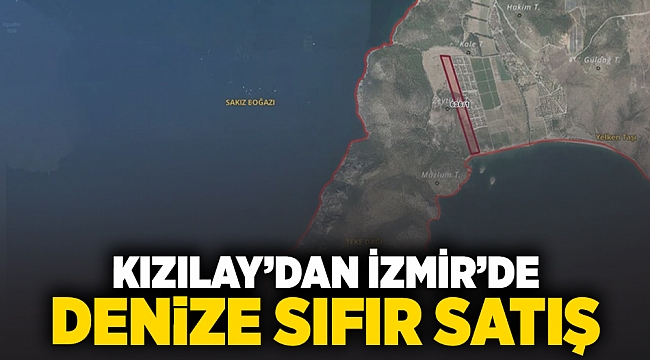 Kızılay'dan İzmir'de denize sıfır satış