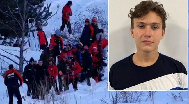 Palandöken&#039;de çığ felaketi: 16 yaşındaki sporcu hayatını kaybetti