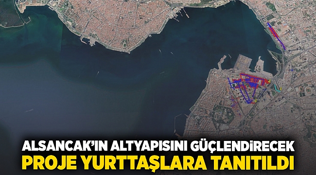 Alsancak’ın altyapısını güçlendirecek proje yurttaşlara tanıtıldı