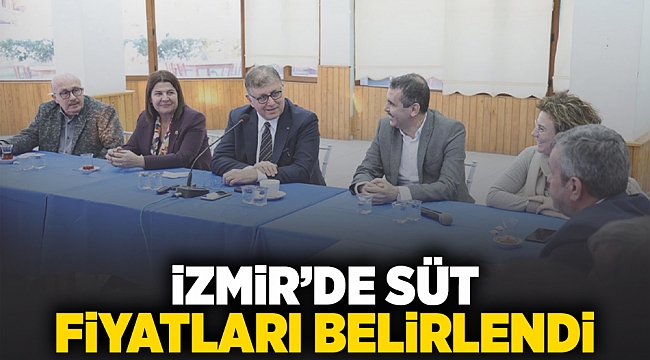 İzmir'de süt fiyatları belirlendi