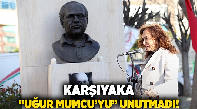 Karşıyaka &quot;Uğur Mumcu’yu&quot; unutmadı!