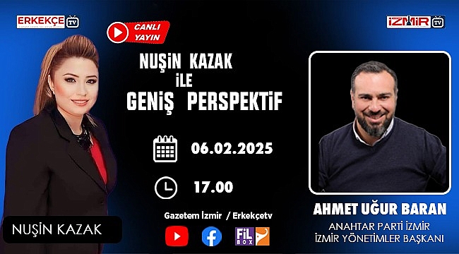 Anahtar Parti İzmir İl Kurucu Başkanı Ahmet Uğur Baran, Gazetemizmir İzmir TV&#039;de Konuştu