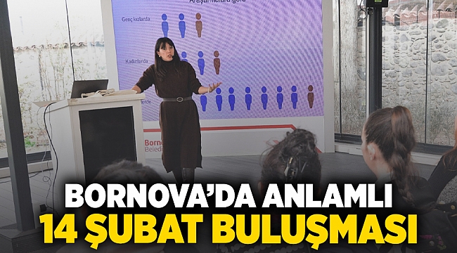 Bornova’da anlamlı 14 Şubat buluşması
