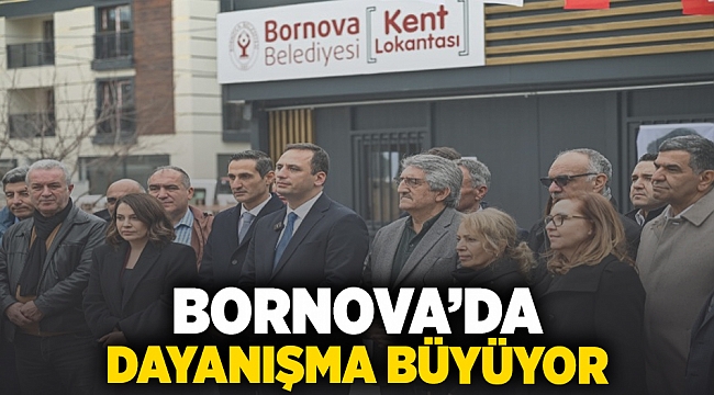 Bornova’da dayanışma büyüyor