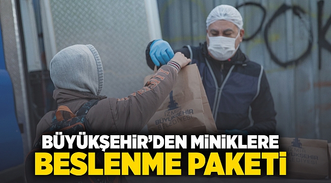 Büyükşehir’den miniklere beslenme paketi