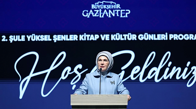 Emine Erdoğan, 2. Şule Yüksel Şenler Kitap ve Kültür Günleri Programı&#039;nda konuştu
