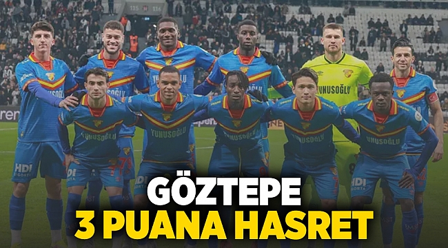 Göztepe 3 puana hasret