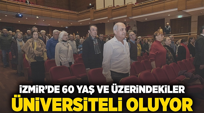 İzmir'de 60 yaş ve üzerindekiler üniversiteli oluyor