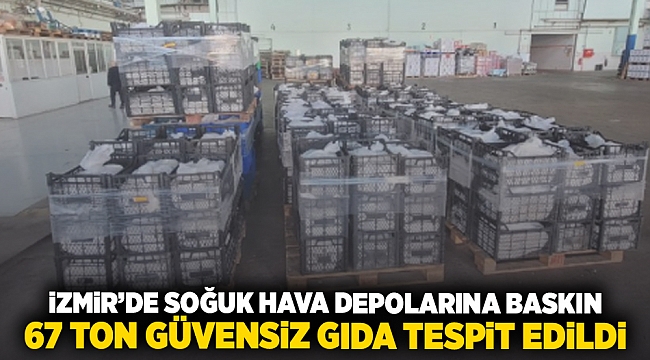 İzmir’de Soğuk Hava Depolarına Baskın: 67 Ton Güvensiz Gıda Tespit Edildi!