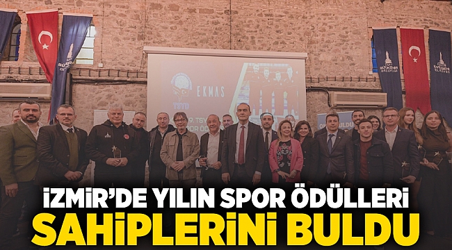 İzmir’de Yılın Spor Ödülleri sahiplerini buldu