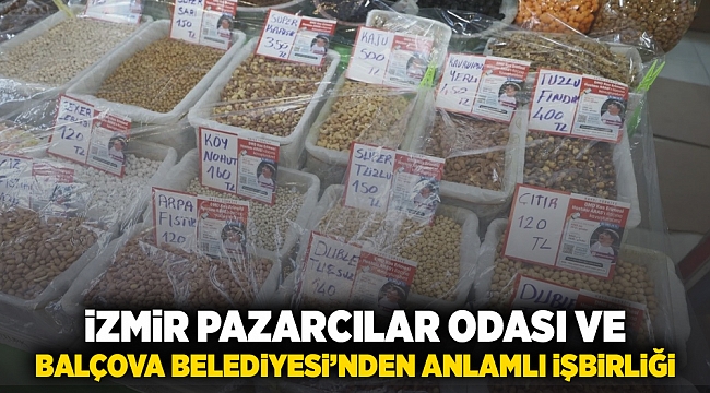 İzmir Pazarcılar Odası ve Balçova Belediyesi’nden anlamlı işbirliği