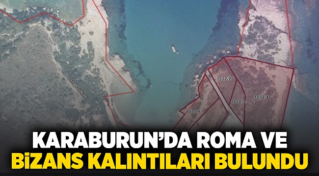 Karaburun'da Roma ve Bizans kalıntıları bulundu