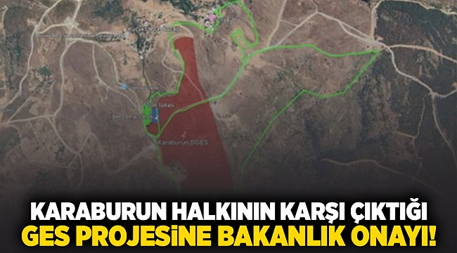 Karaburun halkının karşı çıktığı GES projesine bakanlık onayı!