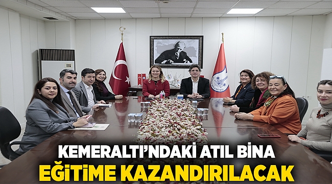 Kemeraltı’ndaki atıl bina eğitime kazandırılacak
