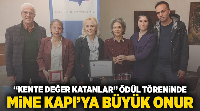 "Kente Değer Katanlar" Ödül Töreninde Mine Kapı’ya Büyük Onur