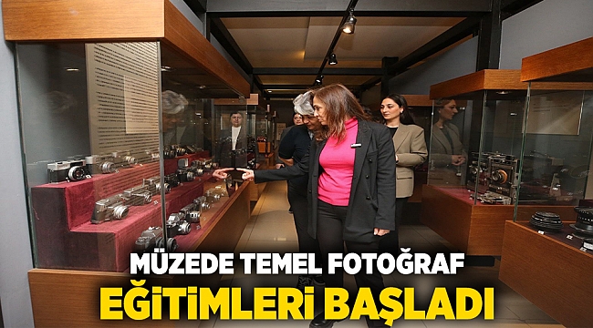 Müzede temel fotoğraf eğitimleri başladı