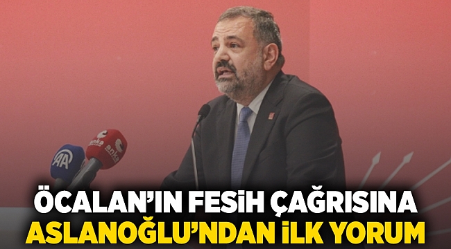 Öcalan'ın fesih çağrısına Aslanoğlu’ndan ilk yorum