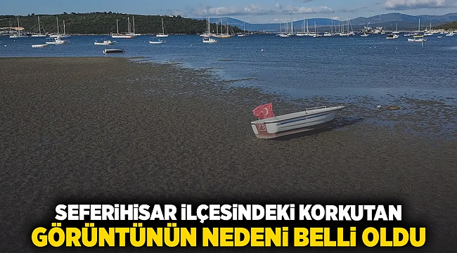 Seferihisar ilçesindeki korkutan görüntünün nedeni belli oldu