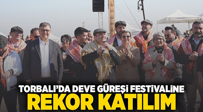 Torbalı'da deve güreşi festivaline rekor katılım