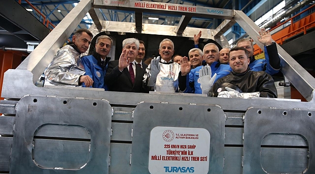 Türkiye&#039;nin ilk elektrikli tren seti üretimde