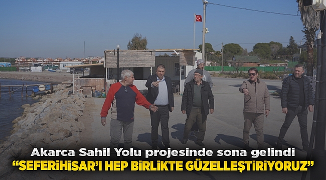Akarca Sahil Yolu projesinde sona gelindi