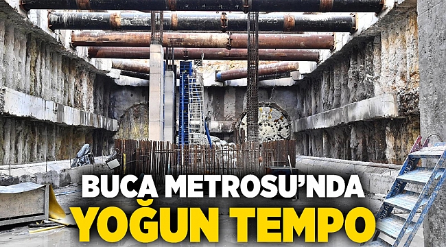 Buca Metrosu’nda yoğun tempo