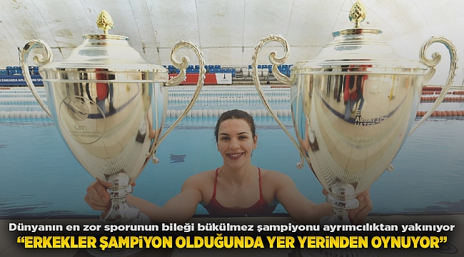 Dünyanın en zor sporunun bileği bükülmez şampiyonu ayrımcılıktan yakınıyor: “Erkekler şampiyon olduğunda yer yerinden oynuyor”