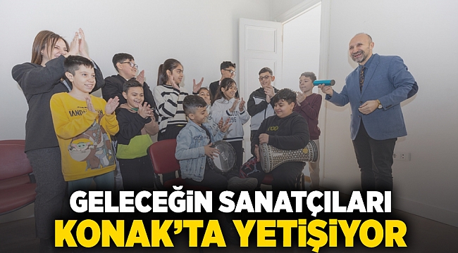 Geleceğin sanatçıları Konak’ta yetişiyor