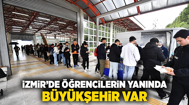İzmir’de öğrencilerin yanında Büyükşehir var
