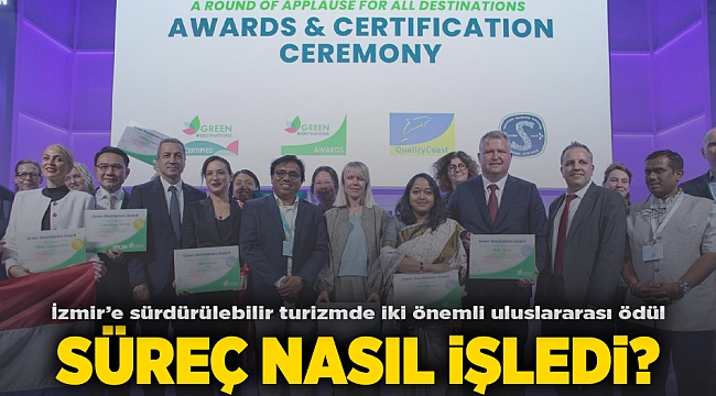 İzmir’e sürdürülebilir turizmde iki önemli uluslararası ödül