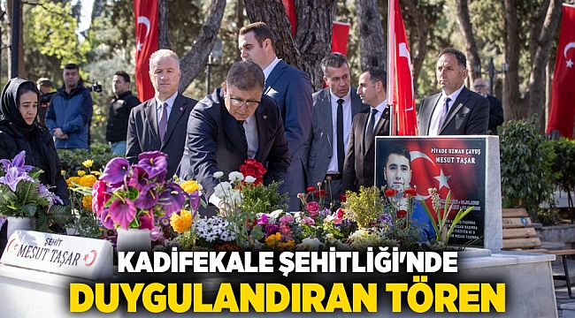 Kadifekale Şehitliği'nde duygulandıran tören