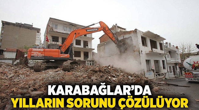 Karabağlar’da yılların sorunu çözülüyor